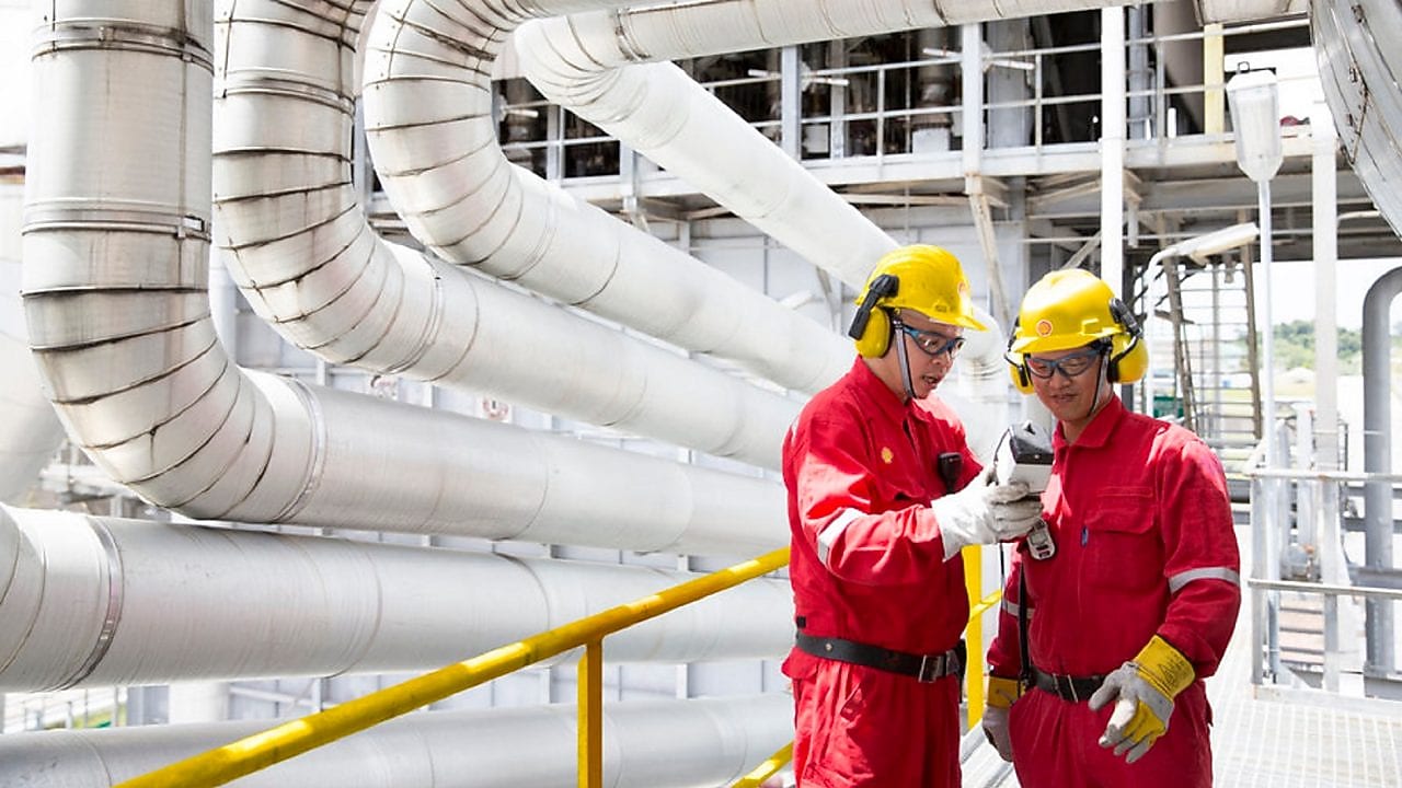 2 men at construction site