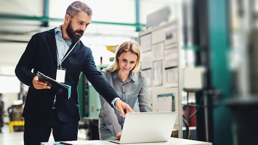 Ingenieur im Gespräch