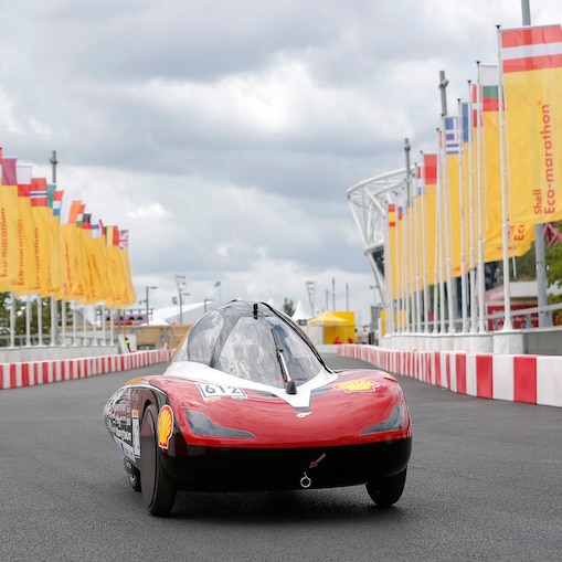 Illustration&nbsp;verschiedener&nbsp;Fahrzeugtypen, die am&nbsp;Shell Eco-marathon&nbsp;teilnehmen