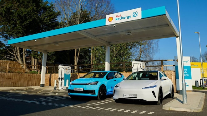 Shell Recharge Ladestation