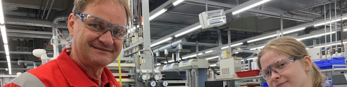 Mit 18 für einen Tag an der Spitze des Analysenlabors