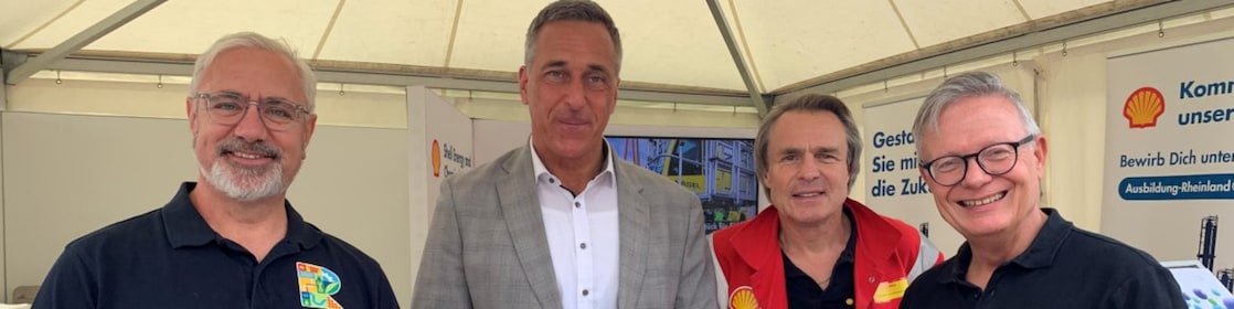 Stadtfest Wesseling: Die Muschel mittendrin