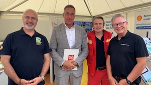 Stadtfest Wesseling: Die Muschel mittendrin