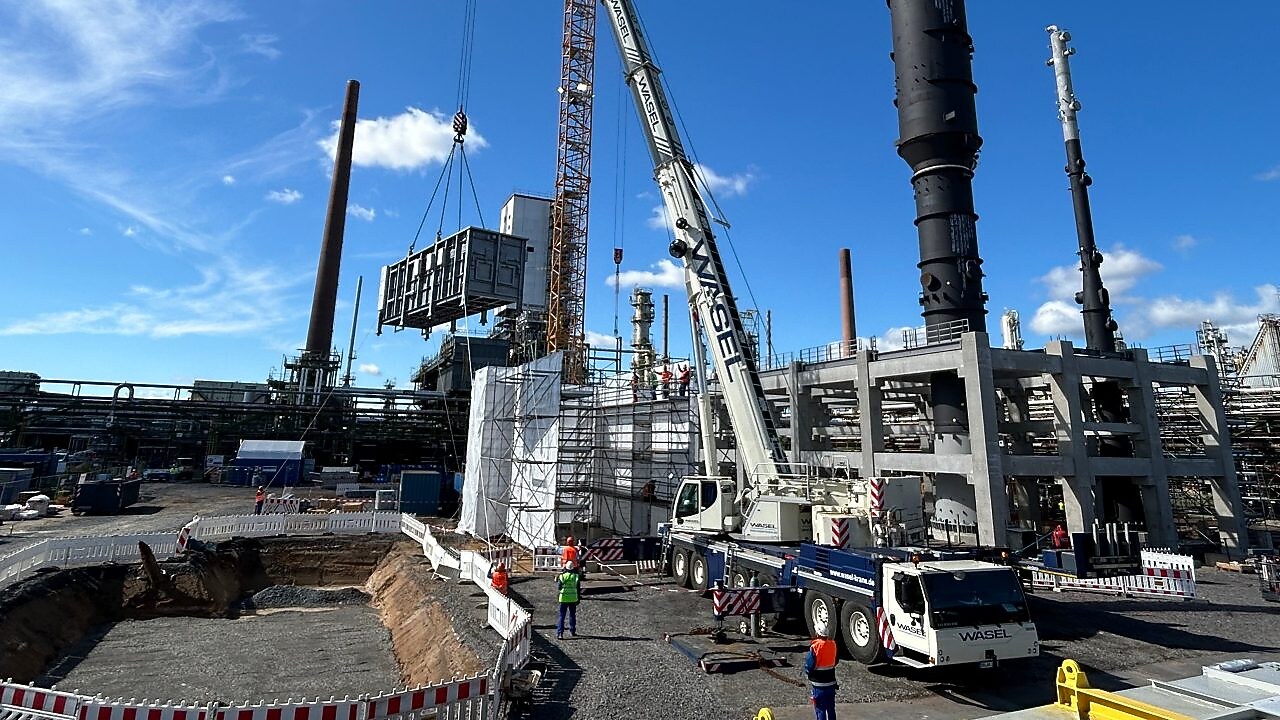 Shell rheinland delivery e-heater