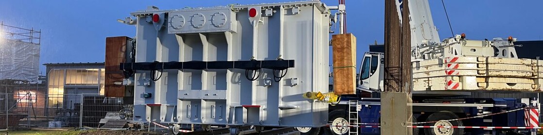 Transformatoren fr die Anlagentransformation bei Shell in Wesseling geliefert