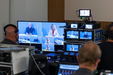 Shell Energie-Dialog als Webinar: Aufnahmestudio in Berlin