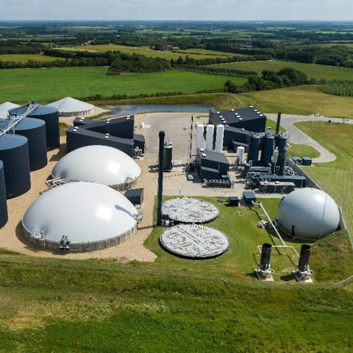 Shell Biogasanlage in Korskro, Dänemark – moderne Technik heute für nachhaltige Energiegewinnung umgesetzt