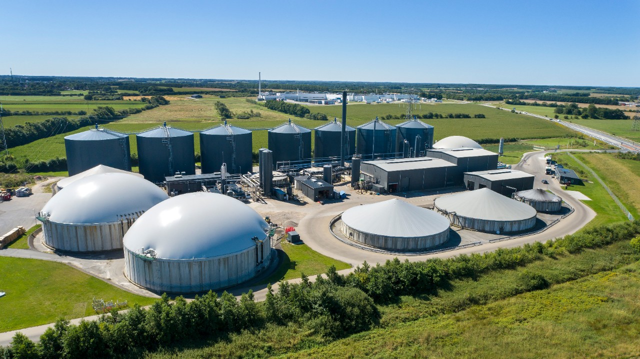 Shell Biogasanlage in Holsted, Dänemark – ein Beispiel für industrielle Biomethanproduktion
