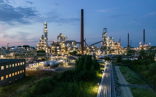 Luftaufnahme des Shell Energy and Chemicals Park Rheinland