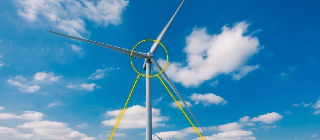 Windkraft- und Photovoltaikanlage miteinander vernetzt