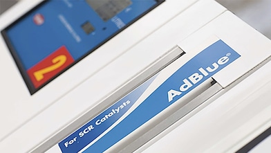 adblue pump at shell station
