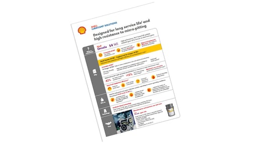 Technisches Datenblatt Shell Omala S4 GXV Plus mit Vorteilen wie langer Lebensdauer, hoher Widerstand gegen Mikro-Pitting und Energieeffizienz.