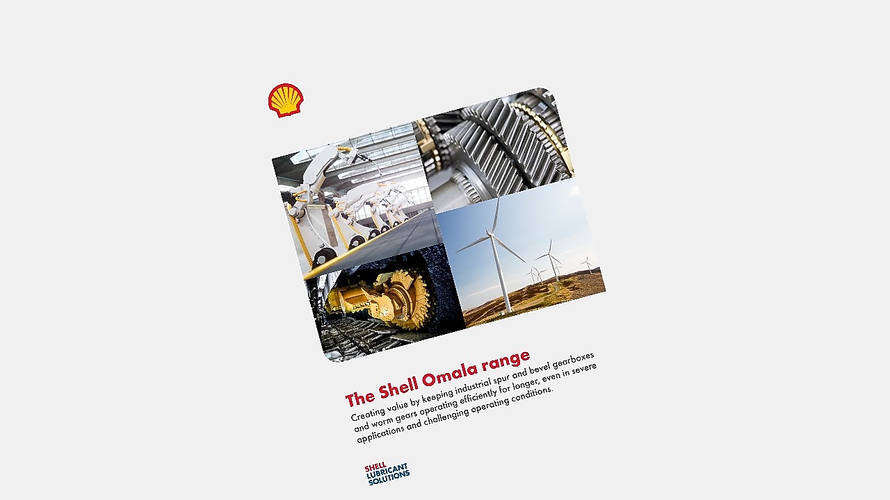 Shell Omala Produktpalette für Getriebeöle, geeignet für Windkraftanlagen, Industriegetriebe und anspruchsvolle Betriebsbedingungen.