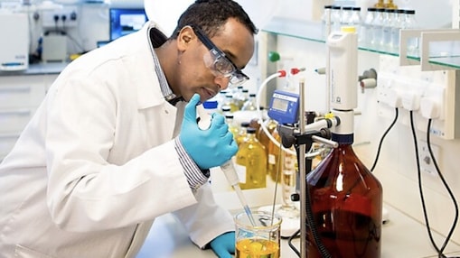 Scientist in a laboratory