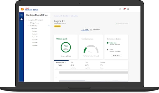Shell Remote Sense für stationäre Motoren