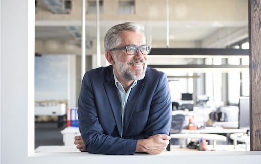 man smiling