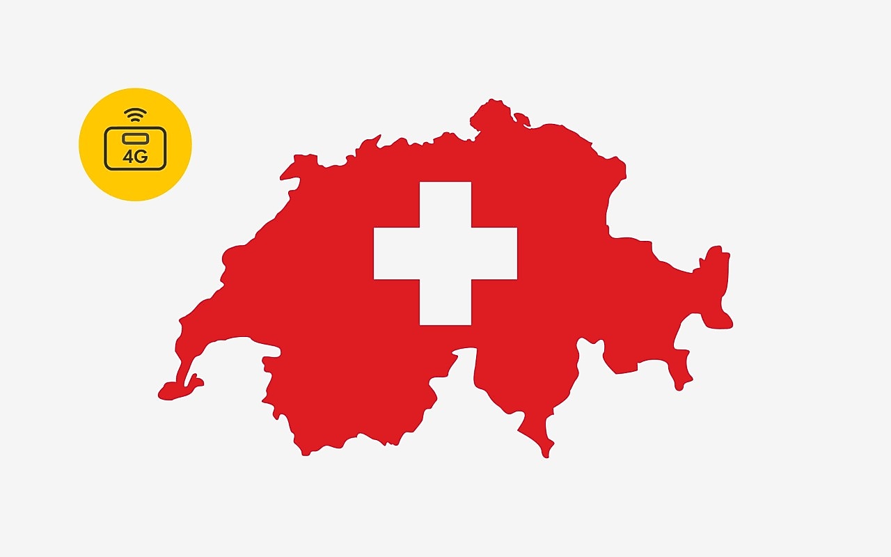 Schweiz Landkarte