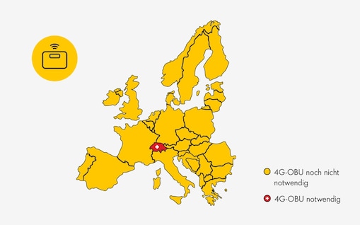 Europakarte 4G-OBU notwendig bzw. nicht notwendig