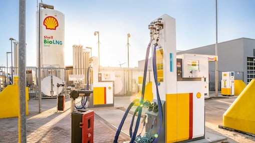 BioLNG Station von Shell