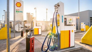 BioLNG Station von Shell