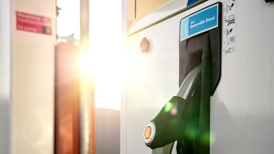 Shell Renewable Diesel Zapfsäule
