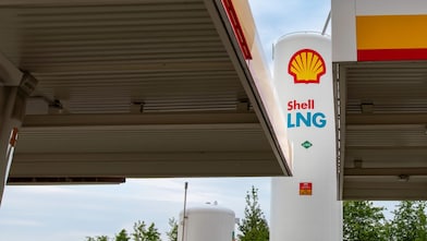 Shell LNG Tankstelle