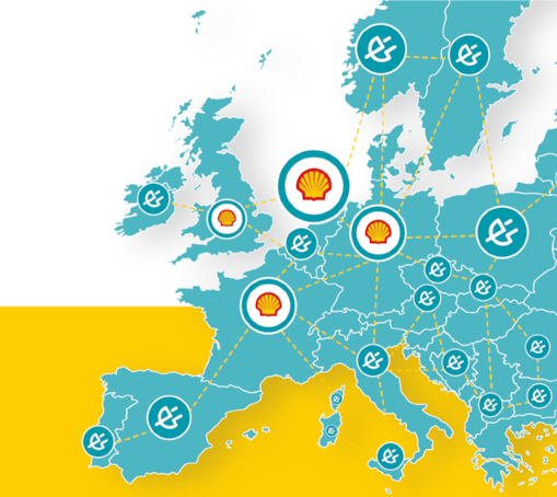 Shell Ladenetzwerk in Europa