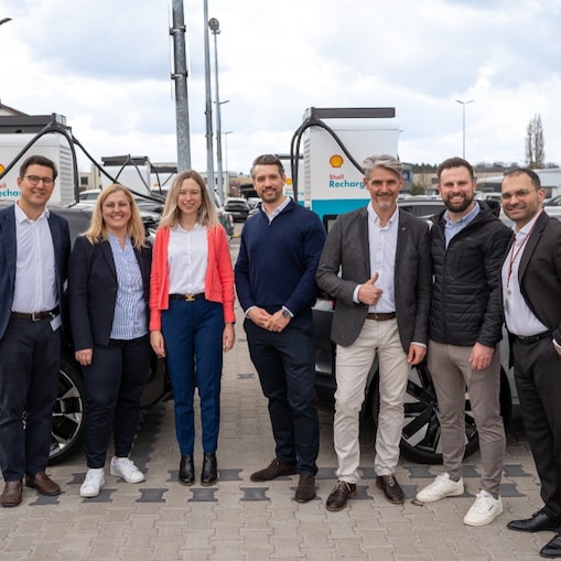 Gruppenfoto von Mitarbeitern von SAP in Walldorf