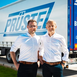 Florian und Ingo Prüstel, Geschäftsführung Prüstel Spedition