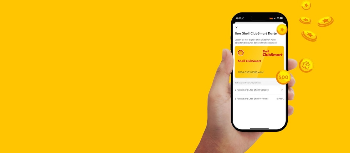 Punkte sammeln mit Shell ClubSmart