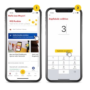 Shell SmartPay an der Zapfsäule nutzen