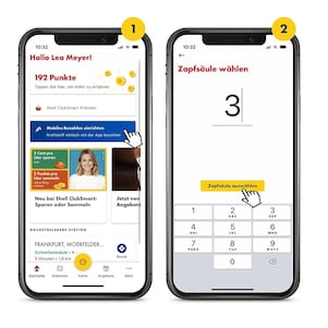 Shell SmartPay an der Zapfsäule nutzen