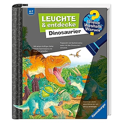 WWW Buch Leuchte und Entdecke «Dino»