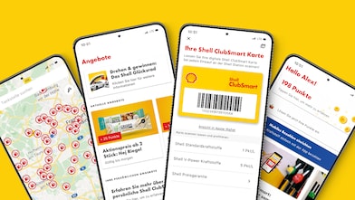 Shell App Ansichten
