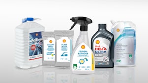 Shell Autowäsche - Produktauswahl