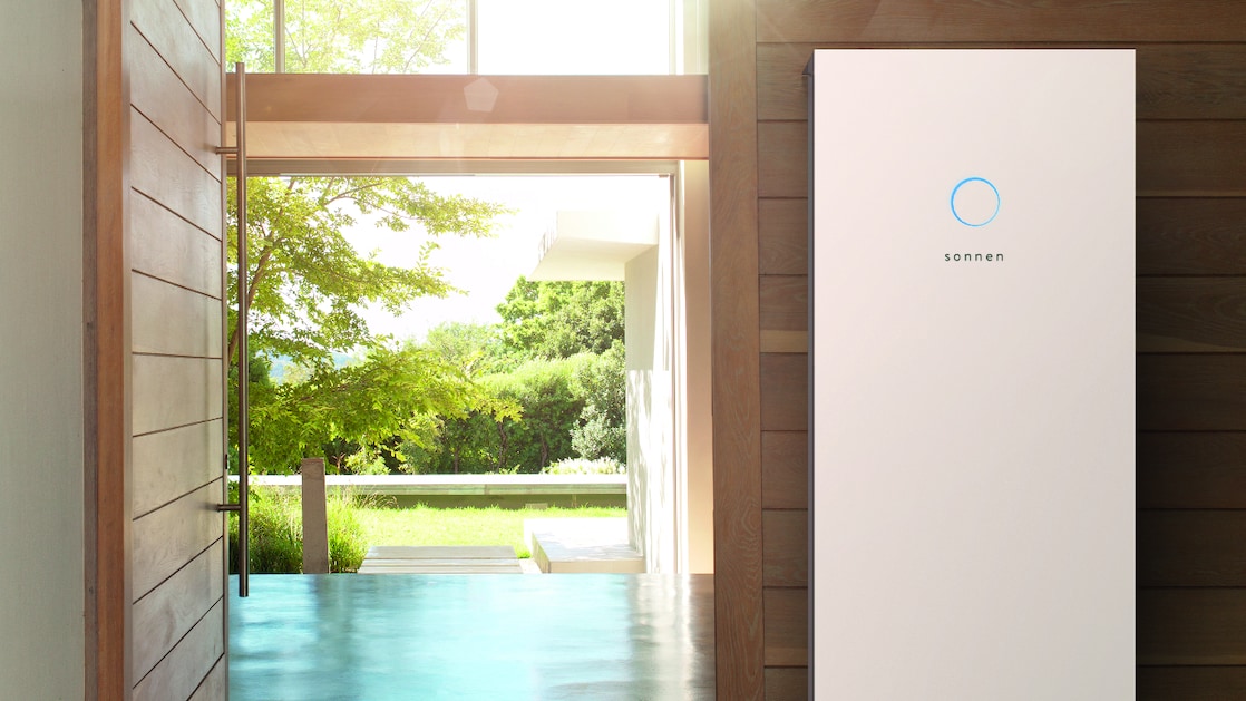 sonnen Stromspeicher in einem Haus