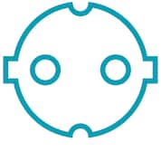 Abbildung einer  Haushaltssteckdose