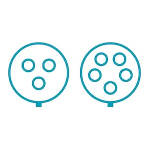 Abbildung eines CCS Steckers fürs Laden eines Elektroautos