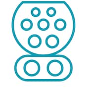 Abbildung eines CCS Steckers fürs Laden eines Elektroautos