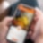 Handydisplay zeigt Lieferando App in Kooperation mit Shell